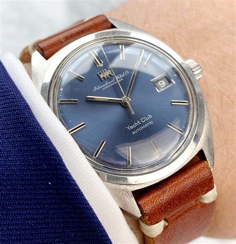 iwc yacht club 2 vintage|IWC yacht club blue dial.